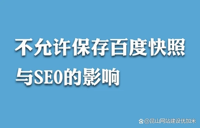 百度快照“消失”網(wǎng)站seo還能做嗎？